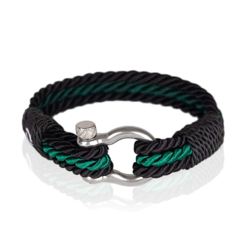 Handmade Twisted Paracord Bracelet Adjustable Sliding Knot Classic Style